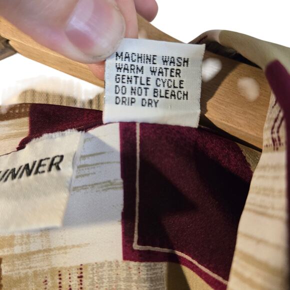 Alfred Dunner 18W Geometric Print Blouse [0405] - Picture 7 of 8